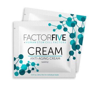 NWT Factor Five Anti-Aging Cream Sachets (15 Pack)